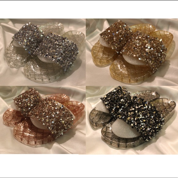 Embellished Slides-Rose Gold (Pink) 🤩 - Picture 7 of 7